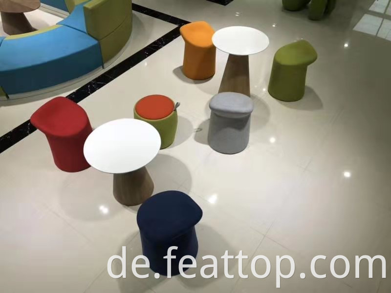 Hot Sales Nordic Design Company Office Lounge Stuhl Moderne Kombination Stoff Office Modulare Möbel